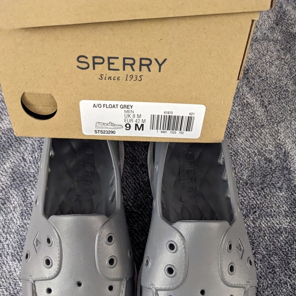 Sperry Original Float Boat Shoes, size 9 Mens, Grey. - Picture 2 of 4